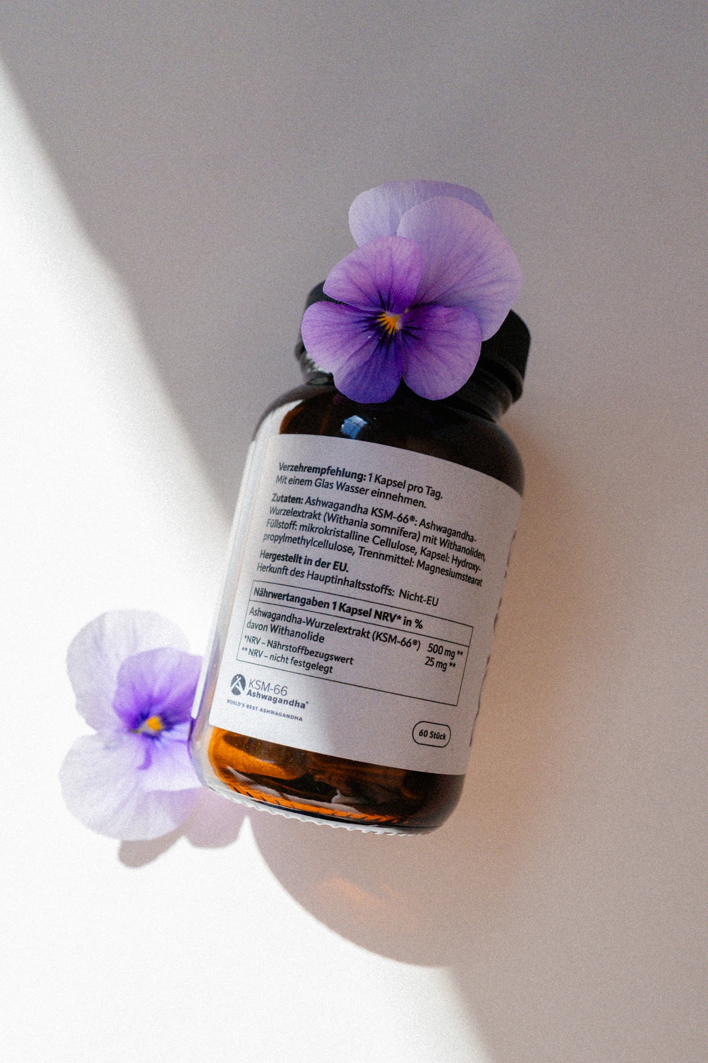 Ashwagandha KSM‑66® Kapseln